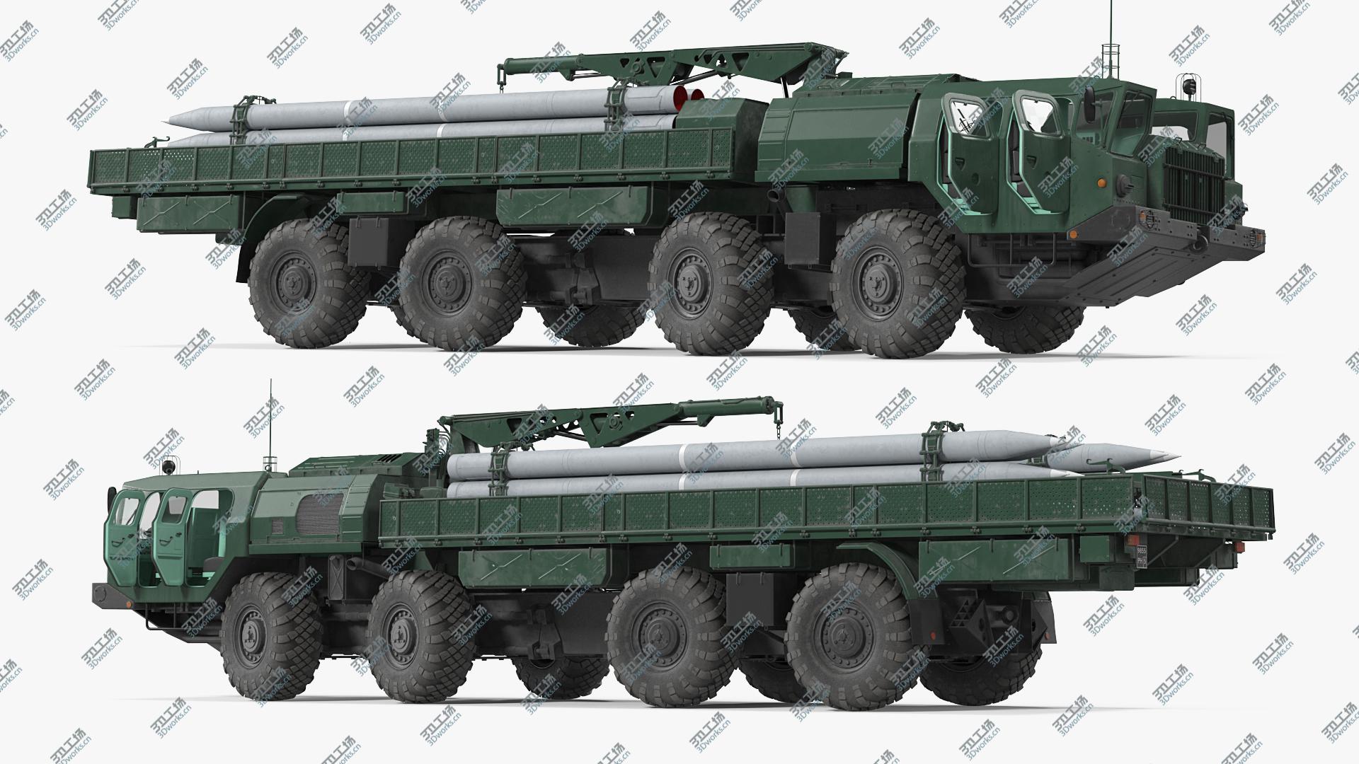 images/goods_img/20210319/9T234 Smerch Transporter Loader with Spare Rockets Rigged model/2.jpg